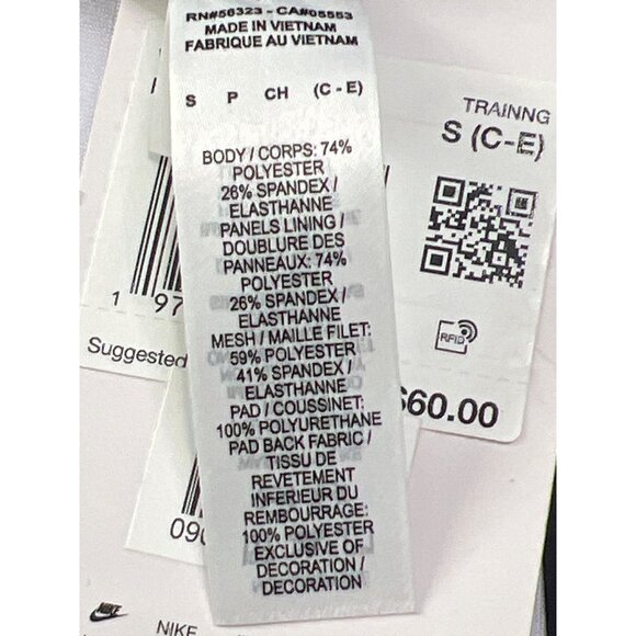 Nike Sports Bra Medium Support Padded Bra Size Small C-E - Picture 8 of 10